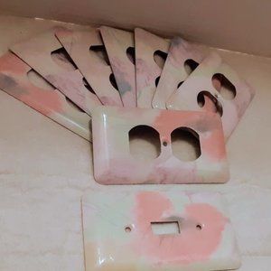 ELECTRICAL OUTLET COVERS (8), SWITCH COVER (1)